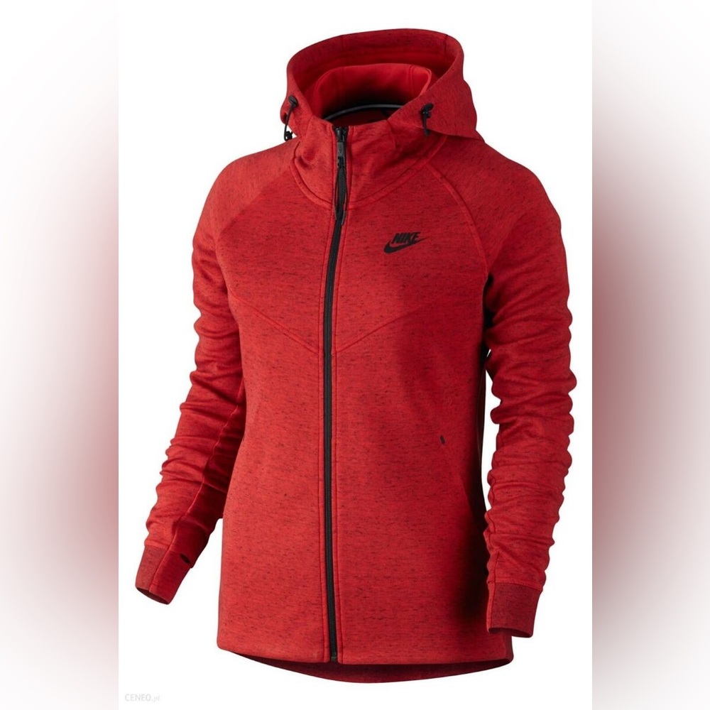 Nike Womens Tech Fleece Windrunner Full Zip Jacket Crimson S